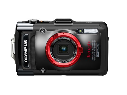 Olympus Stylus TG-2 iHS Digital Camera with 4x Optical Zoom and 3-Inch LCD (Black) image