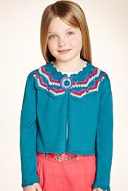 Autograph Pure Cotton Crochet Knitted Cardigan