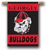 BSI Georgia Bulldogs (Bulldog Head) 2 Sided 28x40 Banner