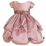 LITO Boutique Kids HOLIDAY Special Occasion ROSE Dress Christmas Girls 12M-7