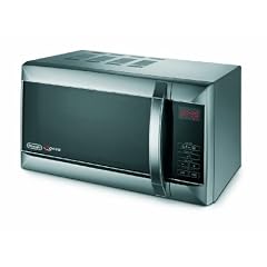 DeLonghi MW 505 Mikrowelle silbermetall Esclusivo Line 3 Garkombinationen 30 min Timer