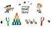 Angry Birds Slingshot 2-player Starter Set Game 18 Pcs. / Includes: 6 Plush , 2 Slingshots & 10 Cups / Officially Licensed Plush From Rovio