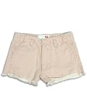 Dinky Souvenir - Girls Twill Short, Distressed Pink (Size 8)