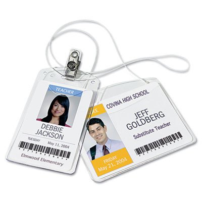 Avery Landscape Photo ID System Badge Holders