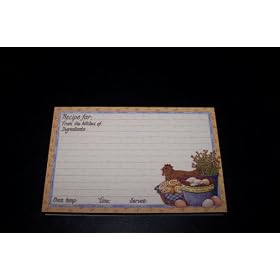 Country Chicken Recipe Cards