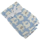 Baby Elephant Luxury Pram Blanket -Boy/Girl Options