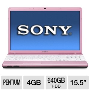 Sony VAIO EH2 Series VPCEH23FX/P 15.5-Inch Laptop (Blush Pink)