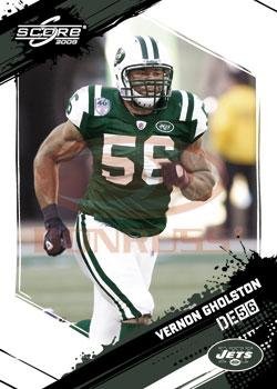 2009 Score #209 Vernon Gholston - New York Jets (Football Cards)