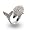Sparking Diamond CZ Dolphin Wrap Cocktail Ring Size 6 (Sizes 6 9 Available)