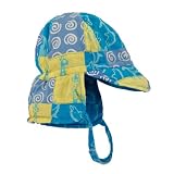 Infant Child Warm Puffy Hat Reversible Pastel Blue Patchwork XX-Large