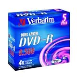 Verbatim DVD-R Dual Layer 4x Speed, Jewel Case, 8,5GB