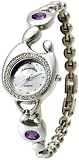 Mother and Child Women's Diamond and Amethyst Accented Watch #MC-206SDCB