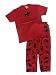 LazyOne Classic Moose Red Unisex Adult Pajamas