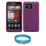 Purple Premium Soft Silicone Skin Cover for Verizon Wireless Droid Bionic T ....