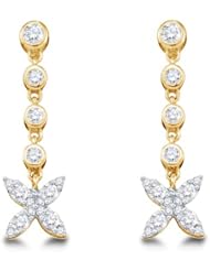 0.77 cttw. Diamond Fashion Earrings 10K Yellow Gold