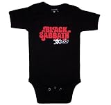  : Toddler and Infant BLACK SABBATH One Piece Baby Suit