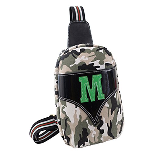 BEIERÂ® New Men and women Packet Camouflage Chest shoulder bag 2015-SPRING28 (light green)