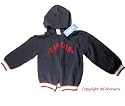 Gymboree Boys Sweater Navy Blue Holiday Aviator Captain 100% cotton Full-zip Hoodie