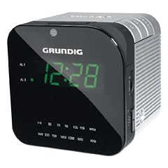 Grundig Sonoclock 590 Uhrenradio (LED-Display, UKW/MW-Tuner) schwarz/silber