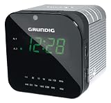 Grundig Sonoclock 590 Uhrenradio (LED-Display, UKW/MW-Tuner) schwarz/silber