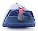 Rough Enough Blue Fun and Classic Rubberized Small Tool Pencil Case Pouch (Free Shipping)