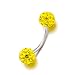 Pugster Belly Ring Swarovski Crystal Belly Button Rings November Birthstone