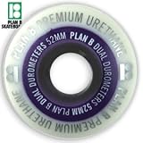 【送料無料】PLAN B【プランビー ウィール】DUO PURPLE 50mm 99A パープル スケボースナベ NO.02 NO PLAN 