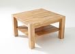 Achtung: Artikel wieder ab 06.06.2013 lieferbar -3-3-2-1342: moderner Couchtisch in Kernbuche massiv - Sofatisch - 80x80 cm