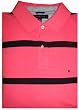 Men's Tommy Hilfiger Polo Shirt Size XL Short Sleeved Pink/Black