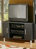 Review Visiondecor  / Contemporary Style Black Onyx/Charcoal Finish Recreative Entertainment center TV Stand