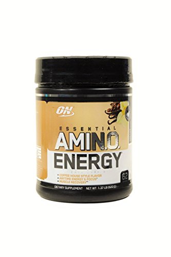 Optimum nutrition amino energy, iced cafe vanilla, 62 servings, 1…