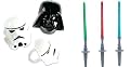 24 Star Wars Cupcake Rings and 24 Light Saber Set + candle