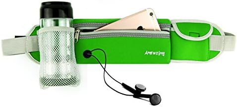 Anewting Running Belt 2016 New Smart Stretch Sports Pockets Green Sports Enthusiasts Favorites