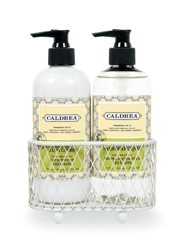 Caldrea 2-piece Petite Sink Set, Ginger Pomelo - Ivory by Gift of Essential Oils