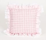 Glenna Jean Paige Pillow - Plaid with Ruffle