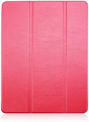 LOOPEE iPad Air 2 (iPad 6) Leather case - Ultra Slim Lightweight Folding Case Cover with Smart Auto Sleep and Wake Function for Apple iPad Air 2 (iPad 6) (Red)