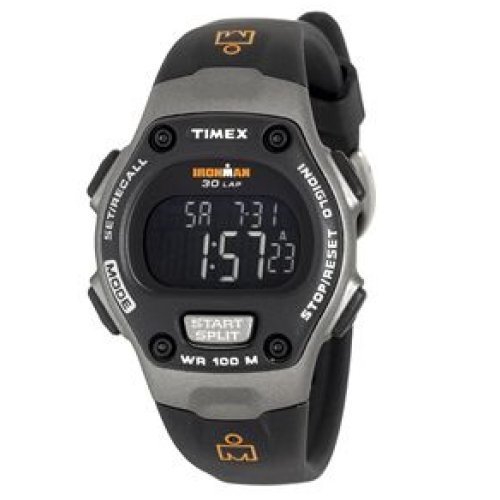 Timex H2Z401 Womens Ironman Triathlon Digital Sport Watch with Black Resin Strap
