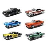 Set of 6 Muscle Car Garage 1 64 Series 9 by Collectable Diecast