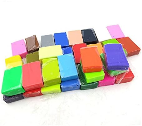 Winkier 32 Colors New Clay Blocks Soft Plasticine DIY Fimo Polymer Modelling Craft Toys
