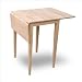 International Concepts T-2236D Small Drop-leaf Table, Unfinished