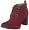 Dark Red Waxy Suede