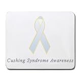 Cushing Syndrome Awareness Ribbon Mouse Pad