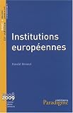 Revue Paradigme Publications Universitaires  / Institutions européennes
