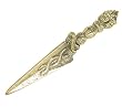 Tibetan Buddhist Brass Phurba, Ritual Symbolic Dagger