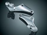 KURYAKYN 4344 UNDER SEAT PASS PEG MOUNTS CHROME 08-UP SOFTAIL
