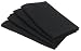 Kitchen & Housewares : Bardwil Linen Ease 17-inch By 17-inch Set of 4 Napkins, Black