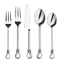 Gourmet Settings Twist 20-Piece Flatware Set, Service for 4