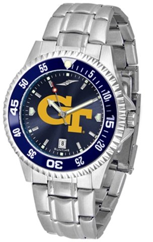 Georgia Tech Yellow Jackets NCAA Mens Competitor Anochrome Watch