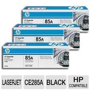 3 PACK HP LASERJET CE285A BLACK PRINT CARTRIDGE