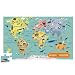 Floor Jigsaw Puzzle, 50 Pieces 17x26: World